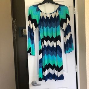 Boutique Dress with Bell Sleeves